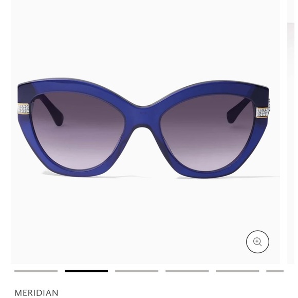 Brighton Meridian Adagio Blue and Gold Sunglasses with Elegant Design - Picture 4 of 9